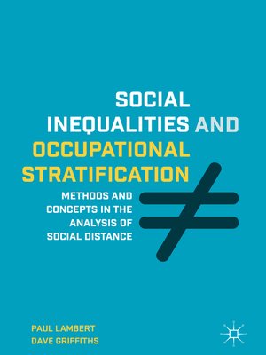 cover image of Social Inequalities and Occupational Stratification